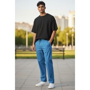 Stio Men's 40R Blue CFS Board Pant Performance Straight Leg Gorpcore Hiking